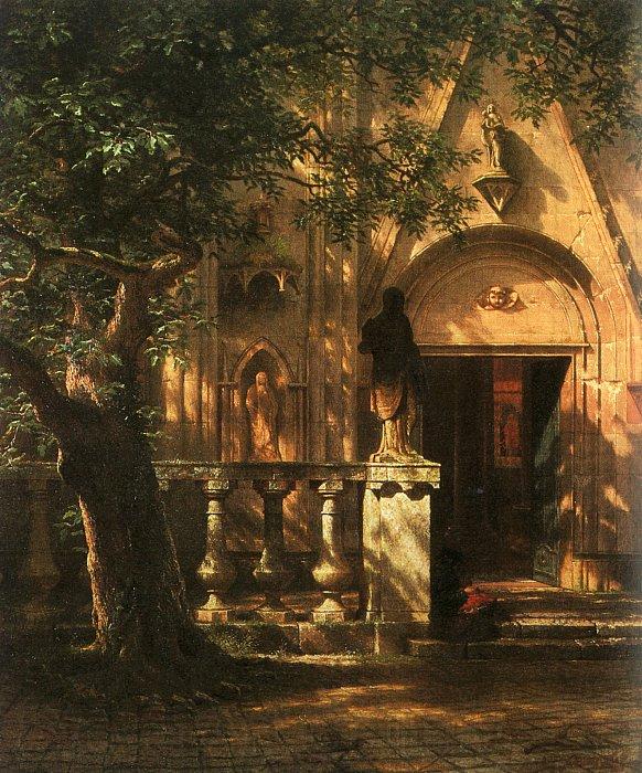 Bierstadt, Albert Sunlight and Shadow Germany oil painting art